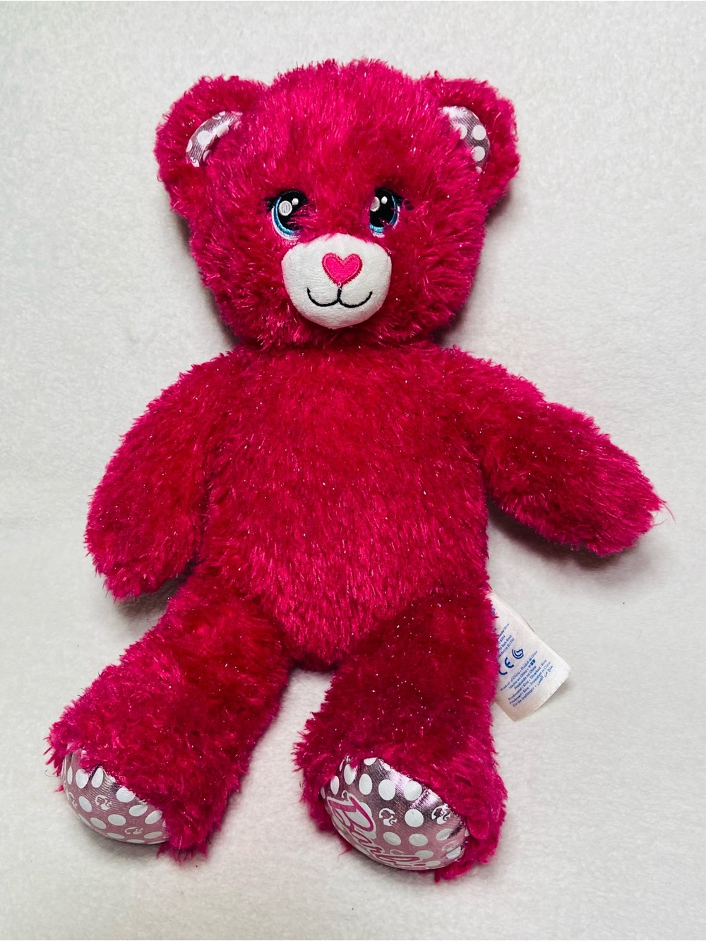 Build a Bear Barbie Teddy Bear Sparkle Pink Bear